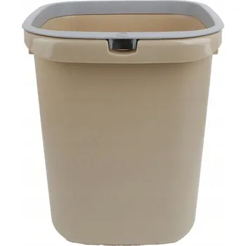 Odpadkový koš BEŽOVÝ košík/odpadkový koš do zásuvky skříňky 23*24.5*28 CM
