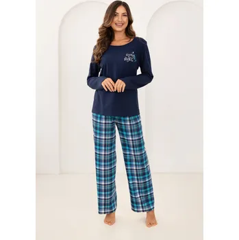 Dámské pyžamo DÁMSKÉ PYŽAMO 743 J/25 tmavě modrá XL