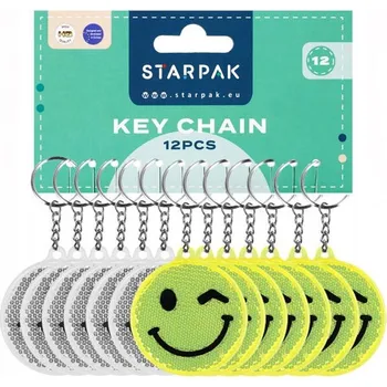 Přívěsek Na Klíče mix plastů STARPAK bílý