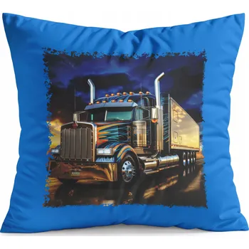 Polštář POLŠTÁŘ MODRÝ DÁREK - TIR KAMION DOPRAVA SPEDICE