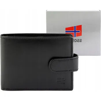 Peněženka Peněženka NORDEE , přírodní kůže, černá - muž