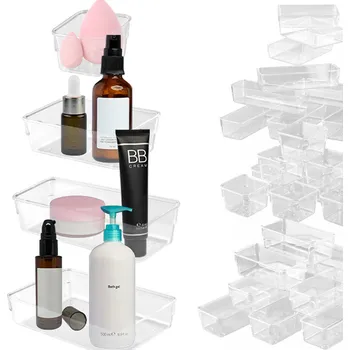 Úložný box Akrylový organizér na stůl, sada 25 el.