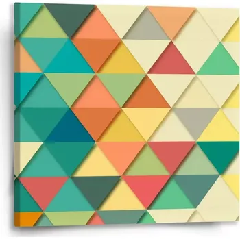 Obraz Sablio Obraz Trojúhelníky - 50x50 cm