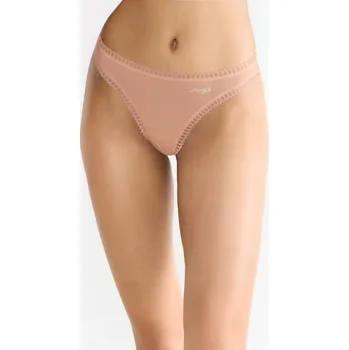 Kalhotky Sloggi dámská tanga ve výhodném balení béžová - SLO00ME/tělová / L SLO2E003-00ME