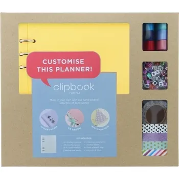 Filofax Kreativní sada Clipbook A5 - pastelová žlutá