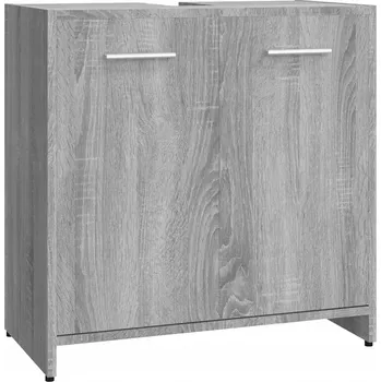 Koupelnový nábytek Koupelnová skříňka, šedý dub sonoma, 60x33x60 cm