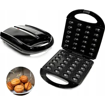 Pečicí pánev Toustovač na pečení cookies/ořechů Forma na koláče 24 ks Elektrický Oříškový pekař