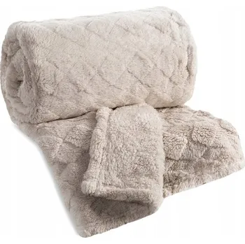 Obraz Deka Eurofirany polyester 170 cm x 210 cm béžová