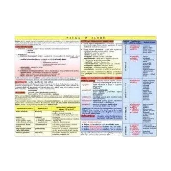 Tabulka - ČJ teorie literatury a slohu, 1. vydání