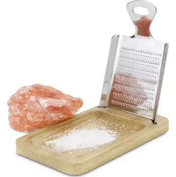 Kořenka Slánka ROMINOX- krystal himálajské soli, struhadlo, podstavec