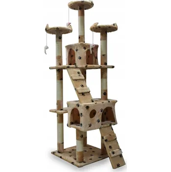 Vysoké škrabadlo, pelíšek, škrabací podložky, škrabací sloup, věž Animel 161 - 220 cm