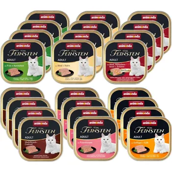 Krmivo pro kočku ANIMONDA Vom Feinsten Adult mokré krmivo pro kočky Mix Chutí 24 x 100g