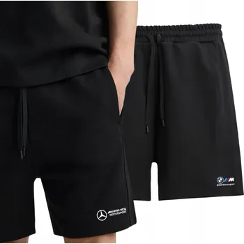 Pánské kraťasy KRAŤASY BAVLNA BMW MERCEDES PORSCHE AUDI, DÁREK ke Dni otců, bavlněné, velikost L