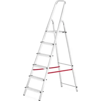 Schůdek Schůdky hliník 1x6 příčky 125kg MASTER (NADROZMĚR)
