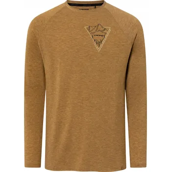 Pánské tričko Pánské tričko s dlouhým rukávem VIKING Andali Man s Merino vlnou hnědé vel. XXL