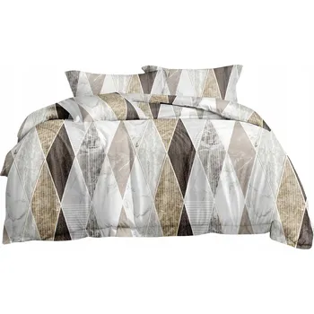 Povlečení Povlečení MARIA Povlaky na polštáře 70x80 Sada 160x200 3 Č. saténová stylová