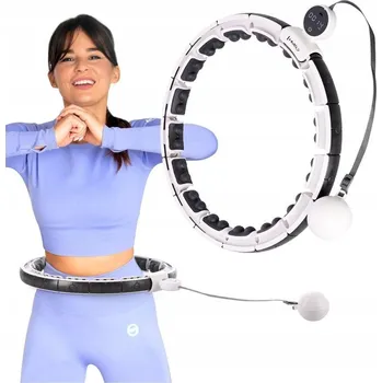 Obraz Hula hoop s cvočky HMS 45 cm bílá