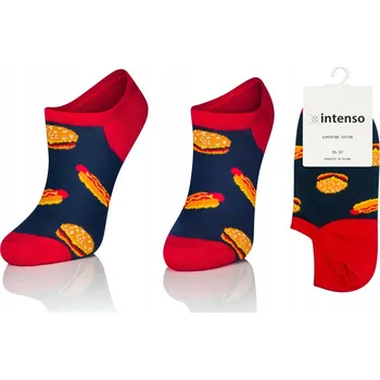 Dámské ponožky KOTNÍKOVÉ PONOŽKY KRÁTKÉ INTENSO WE 1818 HOT-DOG 38-40
