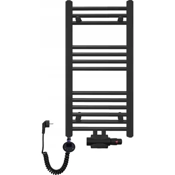 Radiátor Koupelnový radiátor kombinovaný TRM 800x400 černý žebříkový