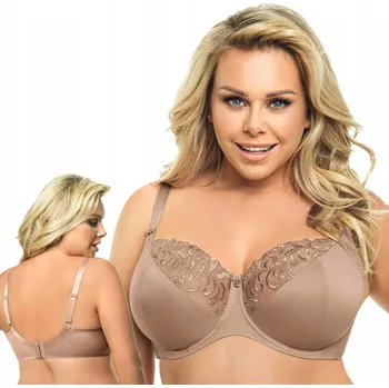 Dámské spodní prádlo Gorsenia podprsenka měkká béžová velikost 80K