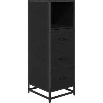 Koupelnový nábytek Koupelnová skříňka se zásuvkou, černý dub, 35 x 37,5 x 100 cm