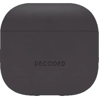 Příslušenství pro sluchátka DECODED SILIKONOVÉ POUZDRO AIRCASE (UHLÍKOVÁ ČERŇ) - AIRPODS 4