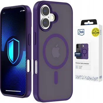 Pouzdro na mobilní telefon Pouzdro s MagSafe na zadní stranu Apple iPhone 17 - 3mk Hardy Hazy MagCase Purple