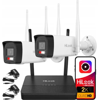 IP kamera Sada bezdrátových WiFi kamer 4MP HiLook od Hikvision WIFIKIT-B4-4CH