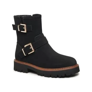 Dámské kozačky Polokozačky Jenny Fairy WS88176-03 Černá 38