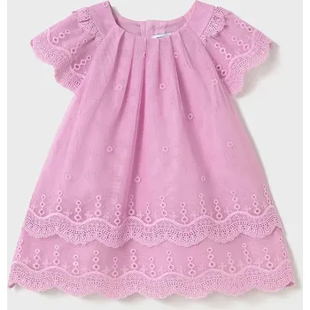 Dívčí šaty Dívčí šaty Mayoral 1910.4C.Baby.PPYA růžová 30X, vel. 80