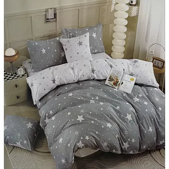 Povlečení 7dílné BAVLNĚNÉ povlečení HVĚZDY 1