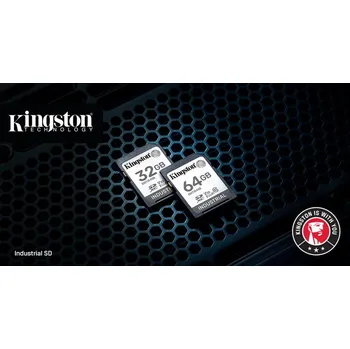 Paměťová karta KINGSTON 16GB SDHC Industrial -40C to 85C C10 UHS-I U3 V30 A1 pSLC