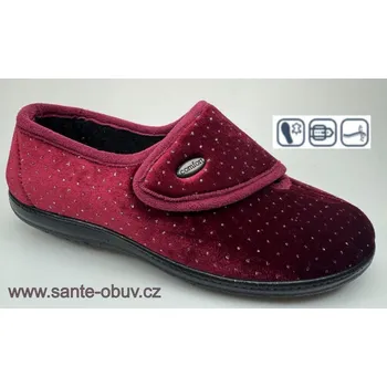 Dámská zdravotní obuv SANTÉ PO/6144 BORDO domácí obuv vel.37-42, --- - 39