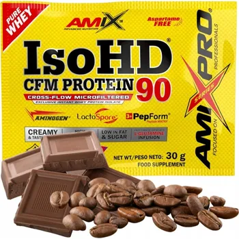 Protein Shake Káva Mokka Amix CFM Bez Laktózy Keto IsoHD90 Protein