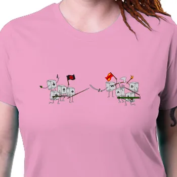 Tričko IT | Počítačové tričko WSAD vs šipky