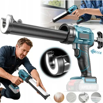 Vytlačovací pistole PISTOLETOVÁ VYTLAČOVACÍ PISTOLE NA SILIKON, TMEL, LEPIDLO, AKRYL - ÚSPORA ČASU