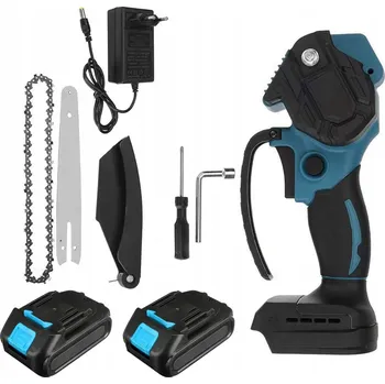 Motorová pila AKU ŘETĚZOVÁ PILA PRO 6" BEZUHLÍKOVÁ RUČNÍ PILKA NA VĚTVE