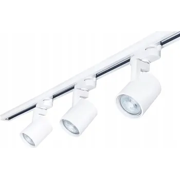 Bodové svítidlo SADA LED lištových svítidel X3 GU10 + lišta 1,5M BÍLÁ