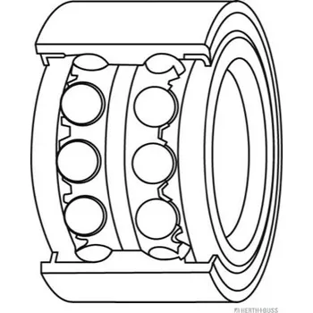 Sada lozisek kol HERTH+BUSS JAKOPARTS J4702022