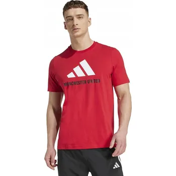 ADIDAS MANCHESTER UNITED FC TEE (XL) Pánské Tričko Červené