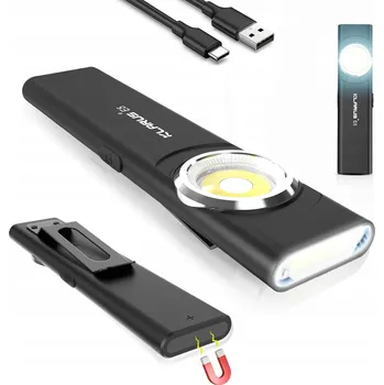 Svítilna KLARUS E5 Mini Svítilna USB-C 600 Lumenů s Magnetem a Klipem