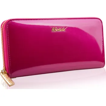Peněženka Betlewski dámská peněženka z pravé kůže růžová