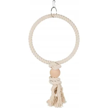 Pro ptáka TRIXIE Hračka pro ptáky - Houpačka z provazu 24cm TX-5159