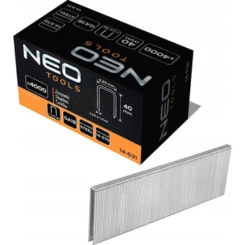 Vrták Galvanizované sponky do sponkovačky GA18, 4000 ks, 40 mm