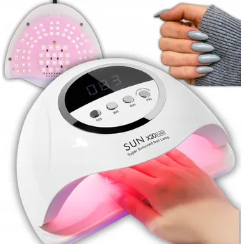UV lampa na nehty UV/LED Lampa na nehty SUN 320 W bílá, se senzorem pohybu a časovačem