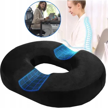 Polštář Ortopedický Polštář Profilovaný na Sezení, Pěnový na Židli 45x35 cm