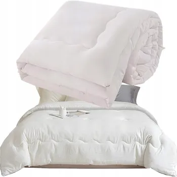 přikrývka Celoroční Přikrývka Prodyšná Teplá Zimní na zimu 200x220cm Bílá