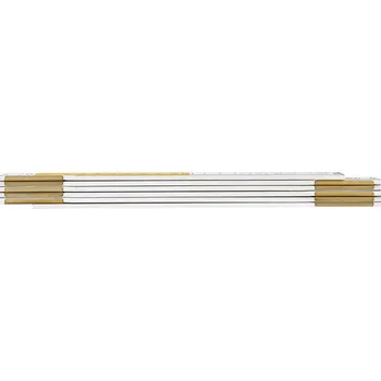 metr Skládací dřevěný metr 1m bílo-žlutý NEO 74-010