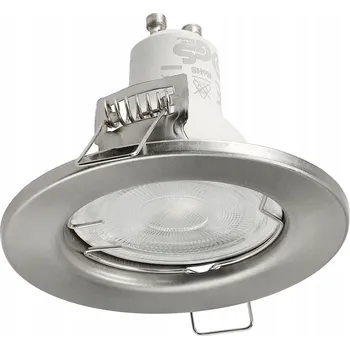 Bodové svítidlo Halogenové Svítidlo Kulaté Pevné Satinové pro Žárovky GU10 MR16