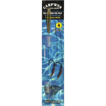 Carp'R'Us - Hotový návazec Stifflink 50 lbs Combi Rig - Hladký vlasec 25 lbs CNT, velikost 6 (2 ks)